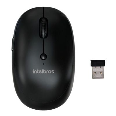 Mouse Intelbras sem Fio MSI100 - 4290008   Preto   Bivolt