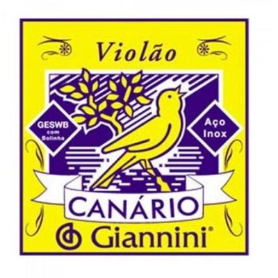 Corda de ACO Canario GESWB6 para Violao com Bolinha 6A Corda Giannini