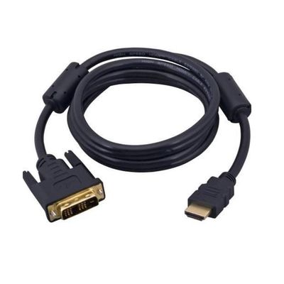 Cabo HDMI x DVI-D com Filtro com 1.8 Mts - Preto