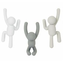 Conjunto Gancho Cabideiros De Parede 3 Peças Sortidos- Umbra