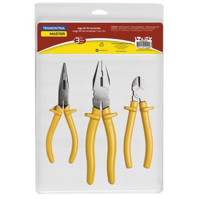 Kit Ferramentas Tramontina Alicate Bico Alicate Corte
