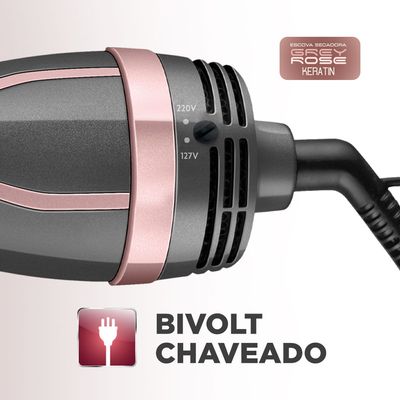 Escova Secadora Mondial Keratin Bivolt - ES-11-BI Bivolt