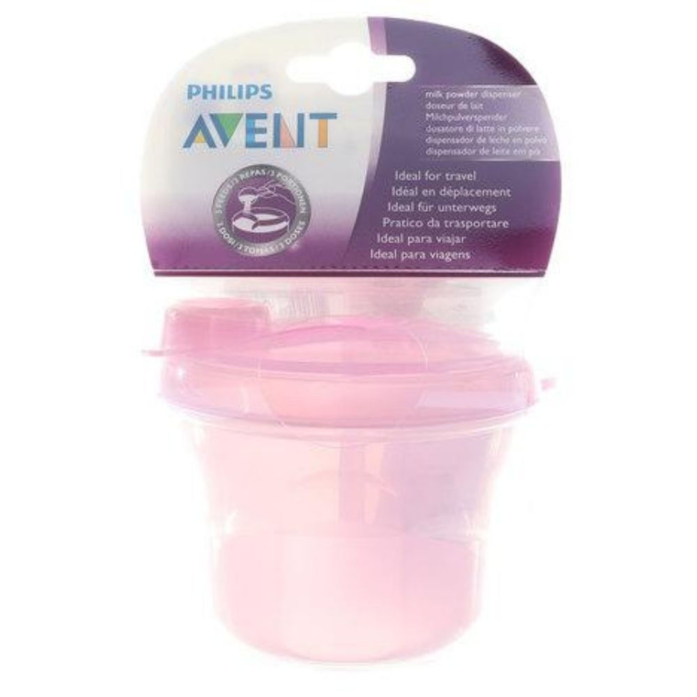 DOSADOR DE LEITE EM PÓ - 260ML - PHILIPS AVENT - ROSA