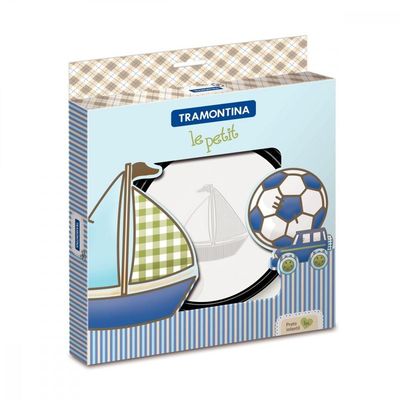 Prato Infantil Tramontina Le Petit Em Aço Inox 23Cm
