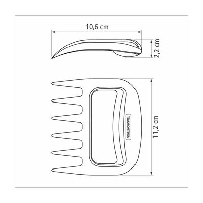 Garras Multiuso Tramontina Churrasco Black em ABS 02 Peças