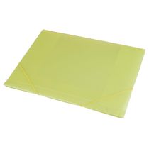 Pasta Escolar Dello com Aba Line 2cm Amarela
