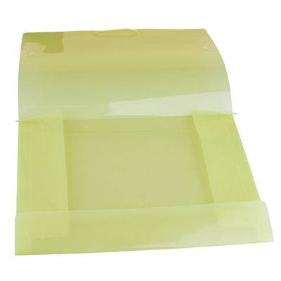 Pasta Escolar Dello com Aba Line 2cm Amarela