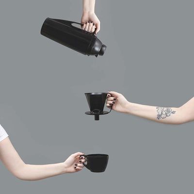 Suporte Preto para Coador de Café 102 Mor