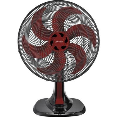 Ventilador De Mesa 40cm 220v Turbo6 Vermelho Ventisol 220V