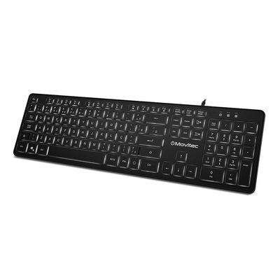 Teclado Movitec com Fio Retroiluminado OTF-02