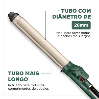 Modelador de Cachos By Juliette Mondial Verde Oliva 70W Bivolt - MC-JU-02 Bivolt
