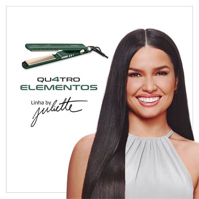 Prancha Alisadora By Juliette Mondial Verde Oliva 60W Bivolt - P-JU-02 Bivolt