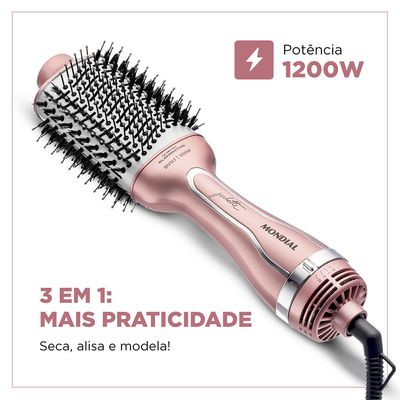 Escova Secadora By Juliette Mondial Golden Rose 1200W Bivolt - ES-JU-01 Bivolt