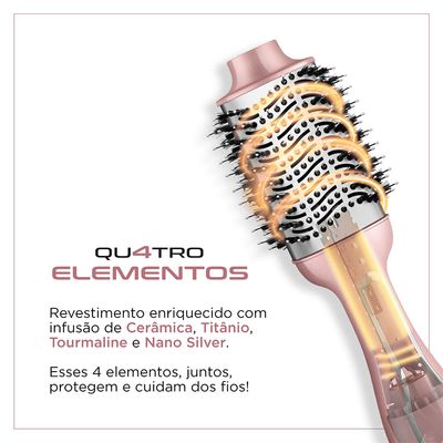 Escova Secadora By Juliette Mondial Golden Rose 1200W Bivolt - ES-JU-01 Bivolt
