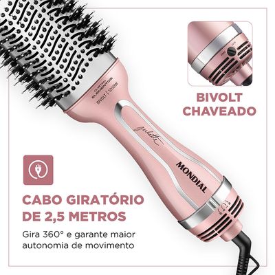 Escova Secadora By Juliette Mondial Golden Rose 1200W Bivolt - ES-JU-01 Bivolt