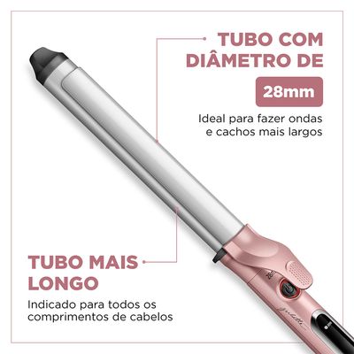 Modelador de Cachos By Juliette Mondial Golden Rose 70W Bivolt - MC-JU-01 Bivolt