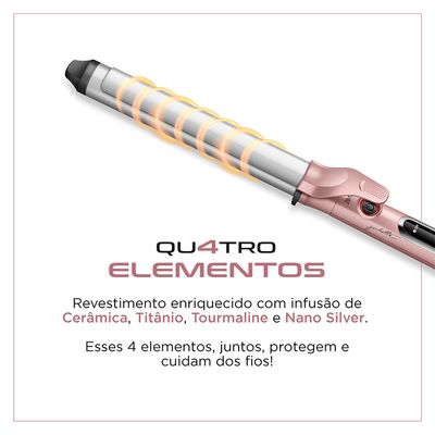 Modelador de Cachos By Juliette Mondial Golden Rose 70W Bivolt - MC-JU-01 Bivolt