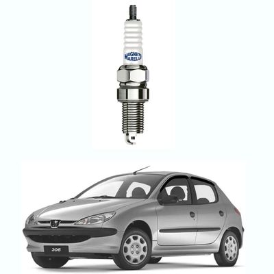 Vela de Ignição 206 2001 a 2006 Magneti Marelli LD7RTAMM