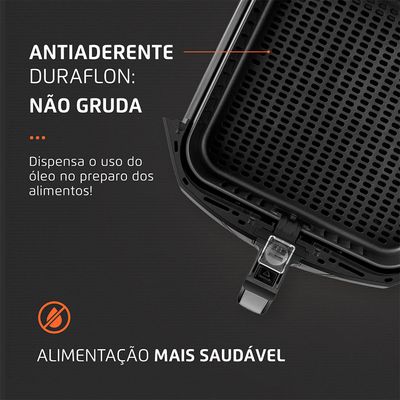 Fritadeira Sem Óleo Air Fryer 8 Litros AFN-80-BI Mondial 110