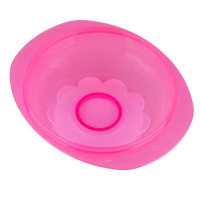 Kit Prato Bowl Dermiwil com Talheres Rosa