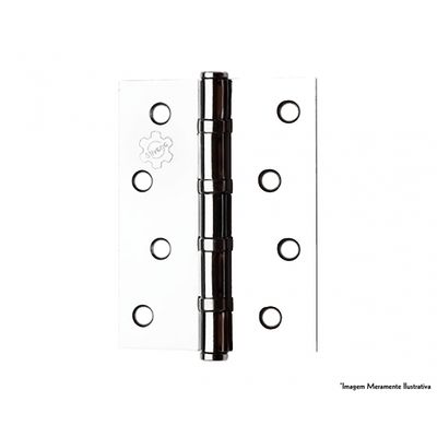 Dobradica Silvana 891 Flo Anel/Bola 3.1/2equot;X3equot; 3Pcs Blister