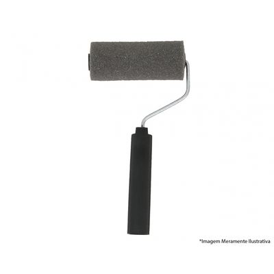 Rolo Espuma Compel Poliester Preta 09Cm C/C 1011 c/36pcs