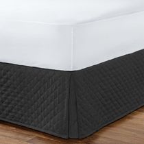 Saia Box Solteiro Matelada Preta Enxovais Aquarela 1 Peça