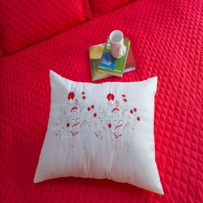 Cobre Leito Casal Perola Vermelho Enxovais Aquarela 5 Peças