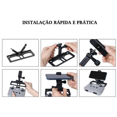 Carregador Inteligente 2 Em 1 Para Bateria Drone Dji Spark