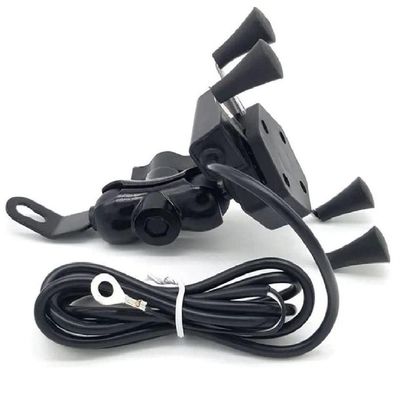 Suporte Celular Moto Garra X Com Carregador Usb Universal