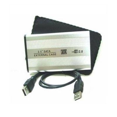 Case Em Aluminio Hd 2.5 Notebook Sata P/ Usb 2.0 - Prata
