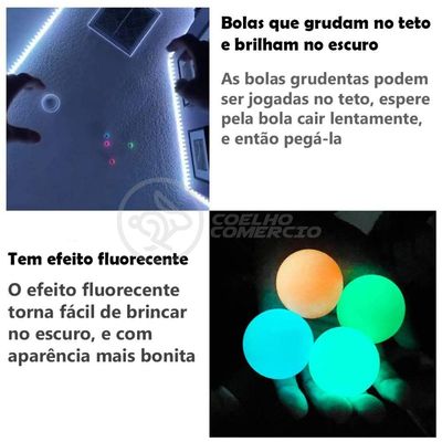 Fidget Toy Bolinha Globble Anti Stress Fluorecente