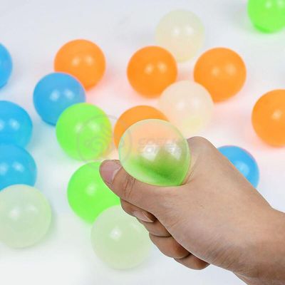 Fidget Toy Bolinha Globble Anti Stress Fluorecente