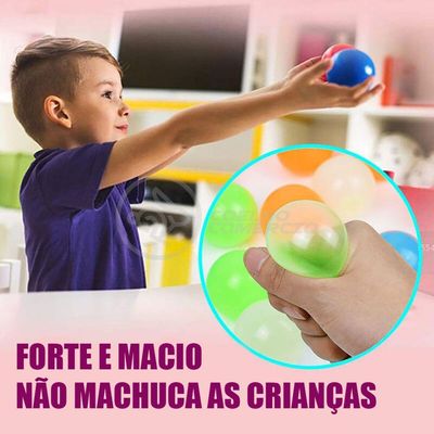 Fidget Toy Bolinha Globble Anti Stress Fluorecente