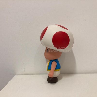 Boneco Action Figure Cogumelo Toad Articulado 20cm