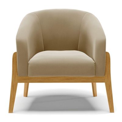 Kit 02 Poltronas Marrom Rato Base Madeira Castanho