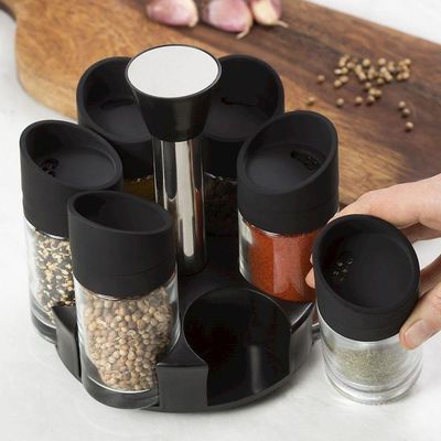 Porta Condimentos Temperos 6 Peças Cozinha Suporte