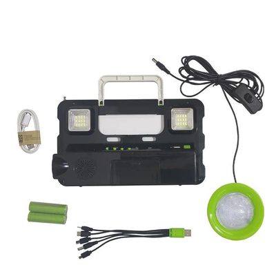 Luminaria Solar Radio Fm Lanterna Luz De Emergencia Usb