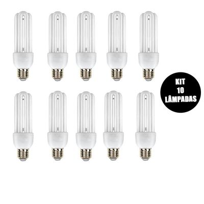 Lampada Fluorescente 220v 10 Uni 15w Branco Frio Iluminaçao