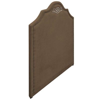 Cabeceira Casal Orlando P02 140cm Suede Marrom