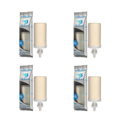 Kit 4 Vela Tripla Ação P/ Filtro De Barro Stéfani