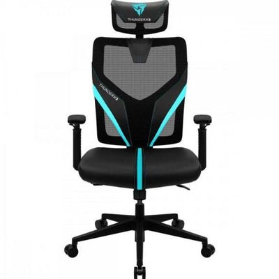 Cadeira Ergonomica Yama1 Preta/Cyan Thunderx3