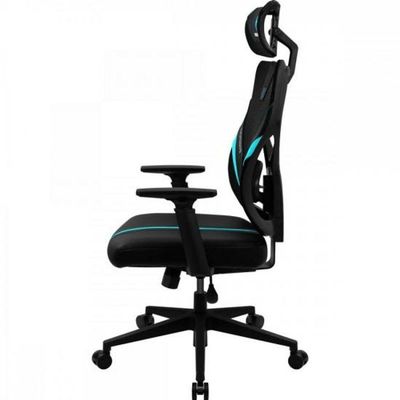 Cadeira Ergonomica Yama1 Preta/Cyan Thunderx3