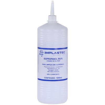 Alcool Isopropilico 1 Litro Com Bico Aplicador