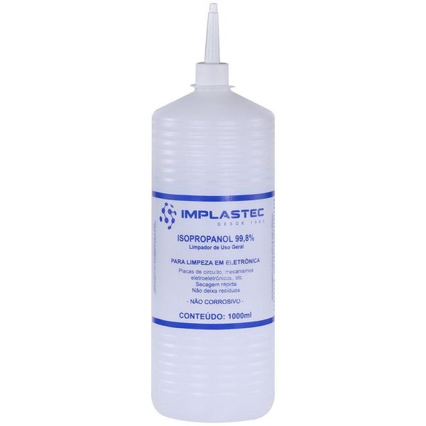 Alcool Isopropilico 1 Litro Com Bico Aplicador