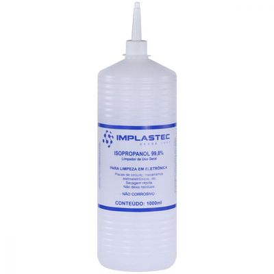 Alcool Isopropilico 1 Litro Com Bico Aplicador