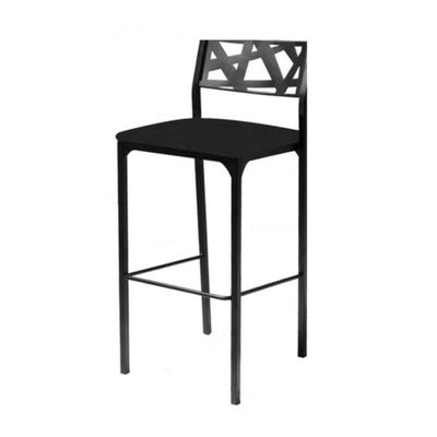 Kit 6 Cadeiras E 3 Banquetas Luiza Gourmet-assento Preto