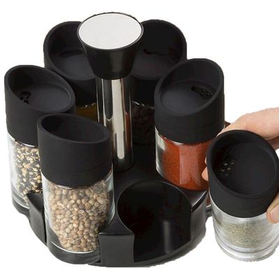 Porta Condimentos Temperos 6 Peças Cozinha Suporte