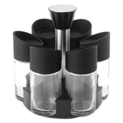 Porta Condimentos Temperos 6 Peças Cozinha Suporte