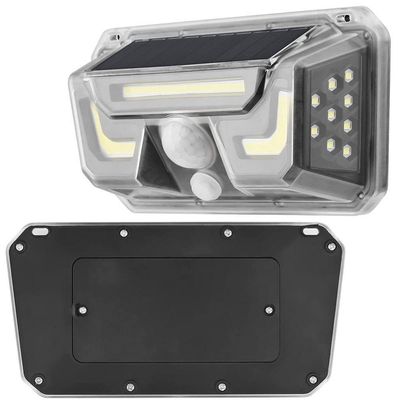 Luminaria Solar Sensor Proximidade Spot Led Branco Frio Ilum